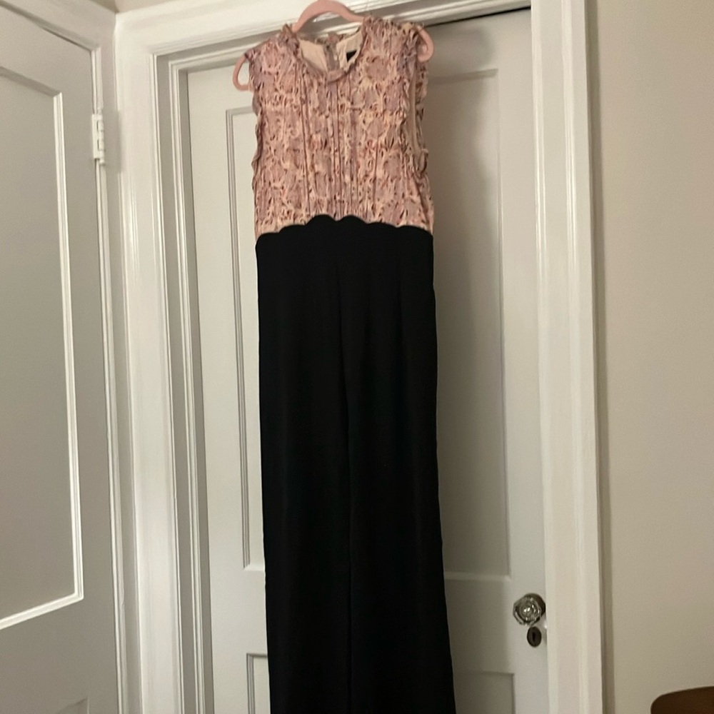 Moulinette Soeurs Floral and Black Jumpsuit